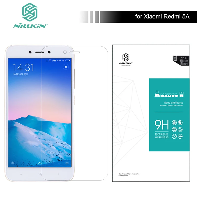 Ультратонкое закаленное стекло Nillkin 9H для Xiaomi Redmi 8 8A 7A 7 6 Pro Защита экрана Note 8T
