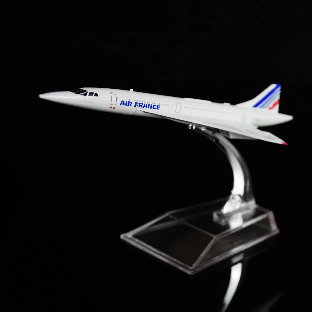 1: 400 16 см Франция Airways F BVFB Concorde металлическая модель самолета украшение офиса