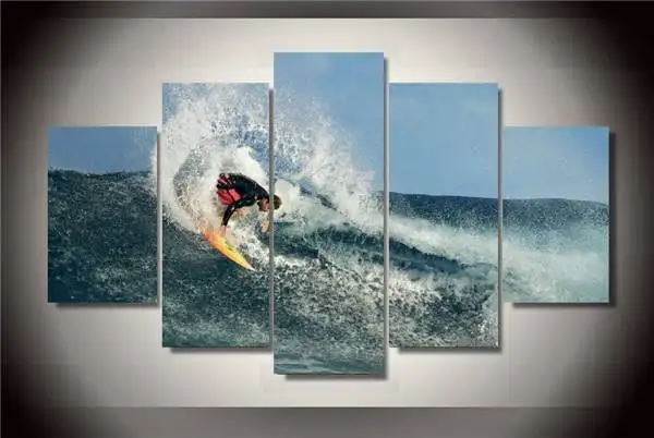 Hd печатная картина серфинг на холсте декор для комнаты постер с принтом Картина