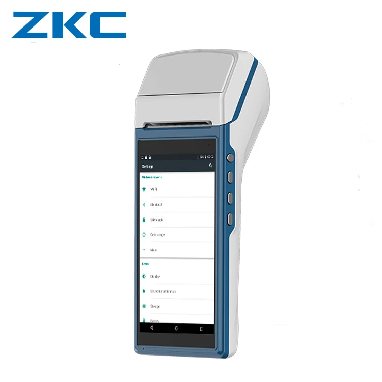 Портативный Android мини POS терминал WIFI Bluetooth принтер qr код сканер все в одном