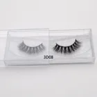 Ресницы Visofree натуральные 100% ручной работы накладные ресницы толстые сексуальные длинные натуральные норковые непромокаемые Многоразовые 3D норковые ресницы 3D08