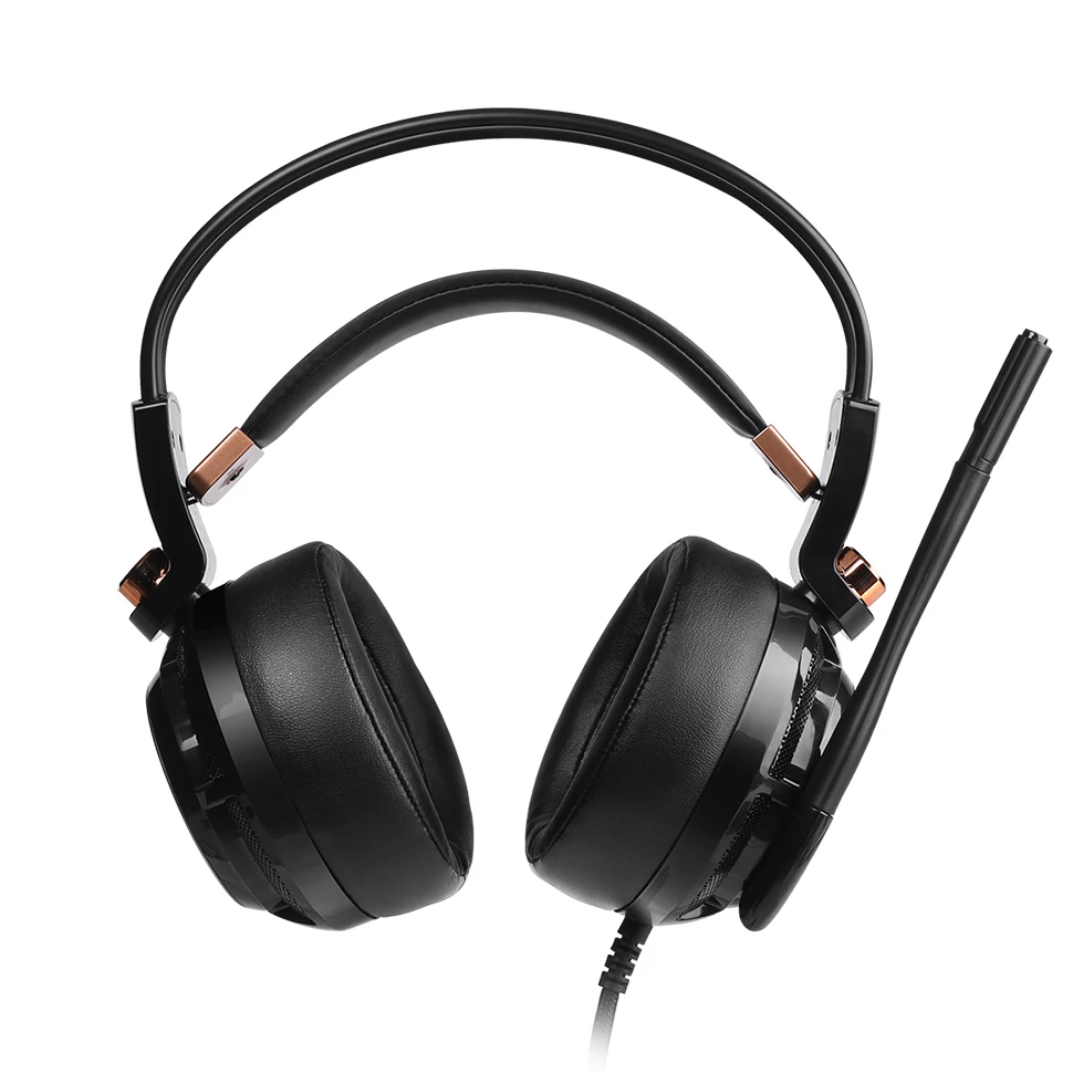 SOMIC G941 обновление 7,1 активная шумоподавление игровая гарнитура наушники виртуальный объемный звук USB Вибрация ANC наушники