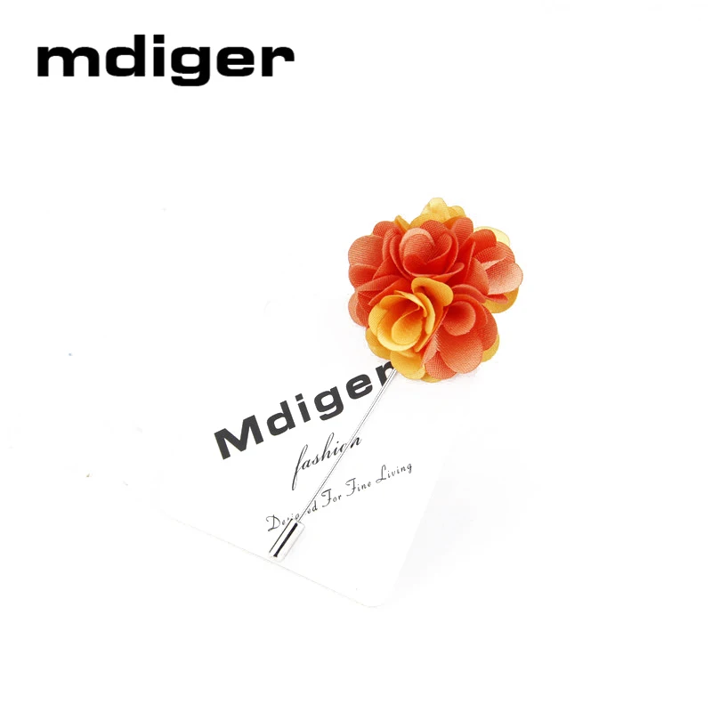 Handmade Brooch Flower Long Pin Wedding or Party For Men's Suit Brooches Corsage Boutonniere | Украшения и аксессуары
