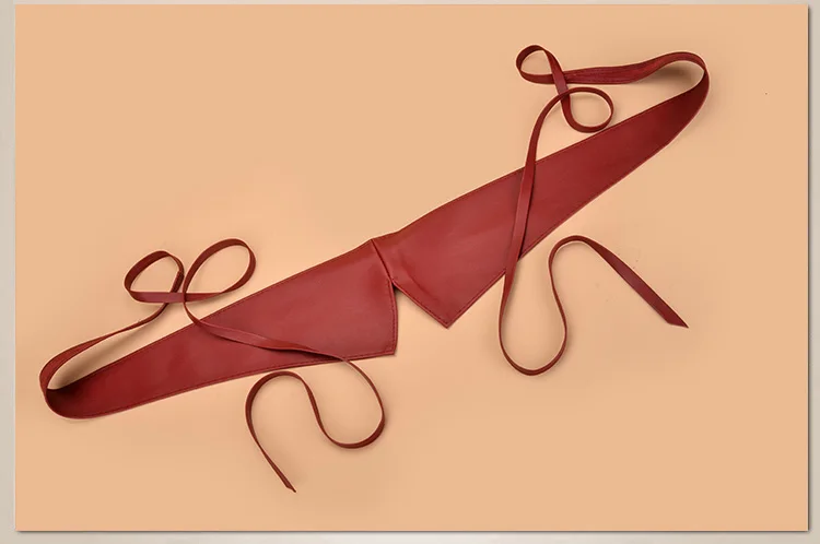 See Orange Fashion Red/Black  Leather Belt Wide Belt Women Belt Coat Cinturon Hombre Waist Belt Accessories SO4116