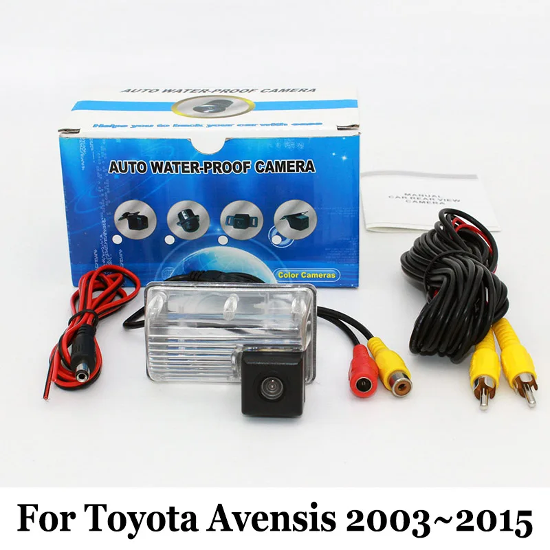 Автомобильная камера заднего вида для Toyota Avensis T250 T270 2003 ~ 2015 / RCA AUX провод или