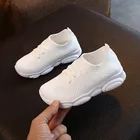 Детские кроссовки, осенняя Новая модная сетчатая дышащая Спортивная обувь для девочек, обувь для мальчиков, детская обувь