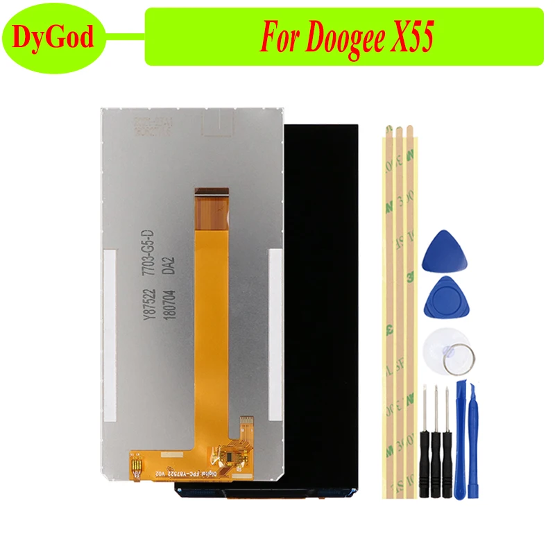 Дигитайзер Для Doogee X55 ЖК экран 5 дюйма с инструментами|Экраны для мобильных
