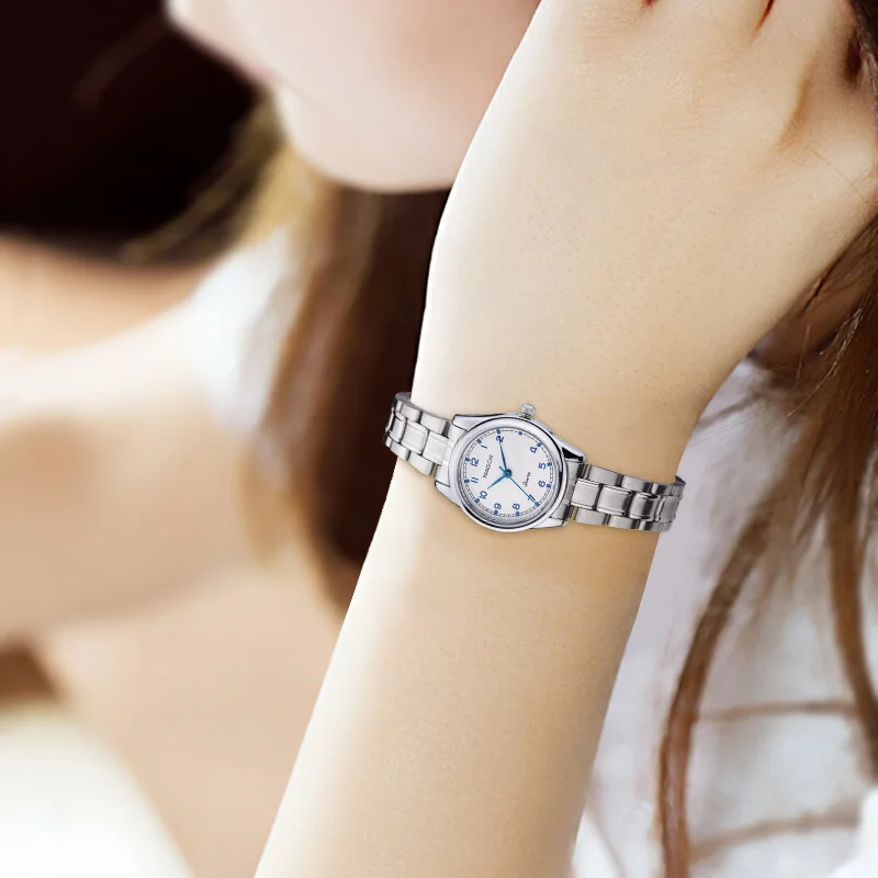 Часы мужские/женские из нержавеющей стали водонепроницаемые кварцевые |