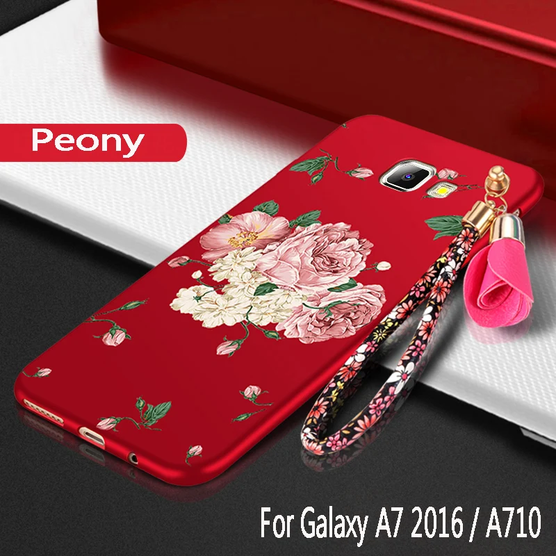 Силиконовый чехол для Samsung Galaxy A7 2016 роскошный 3d защитный мобильный телефон мягкий