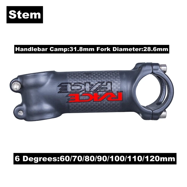 Лицо гонки следующий красный черный матовый 3K углеродного волокна комплект