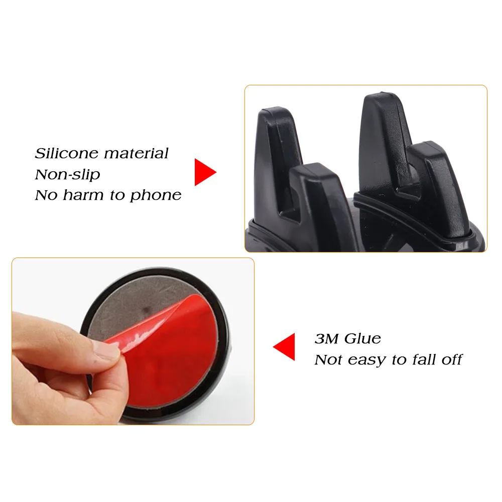 KOSOO наклеивающиеся украшения Автомобильный держатель для телефона в автомобиле
