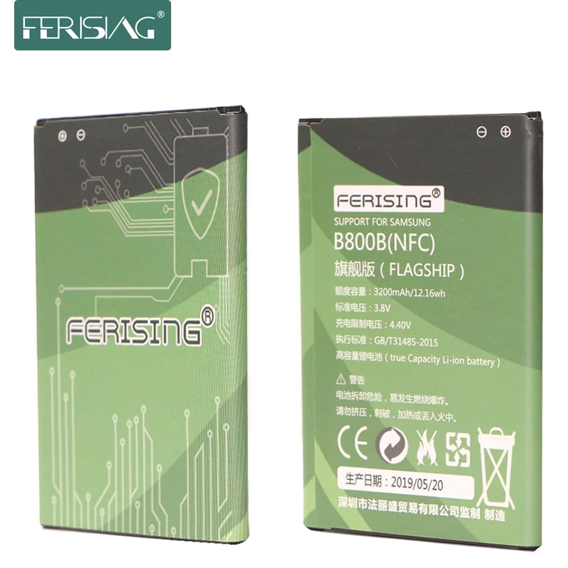 Оптовая продажа с NFC для Samsung Note3 батарея Galaxy Note 3 N900 N9006 N9005 N9000 bateria B800BE 3200mAh батареи |