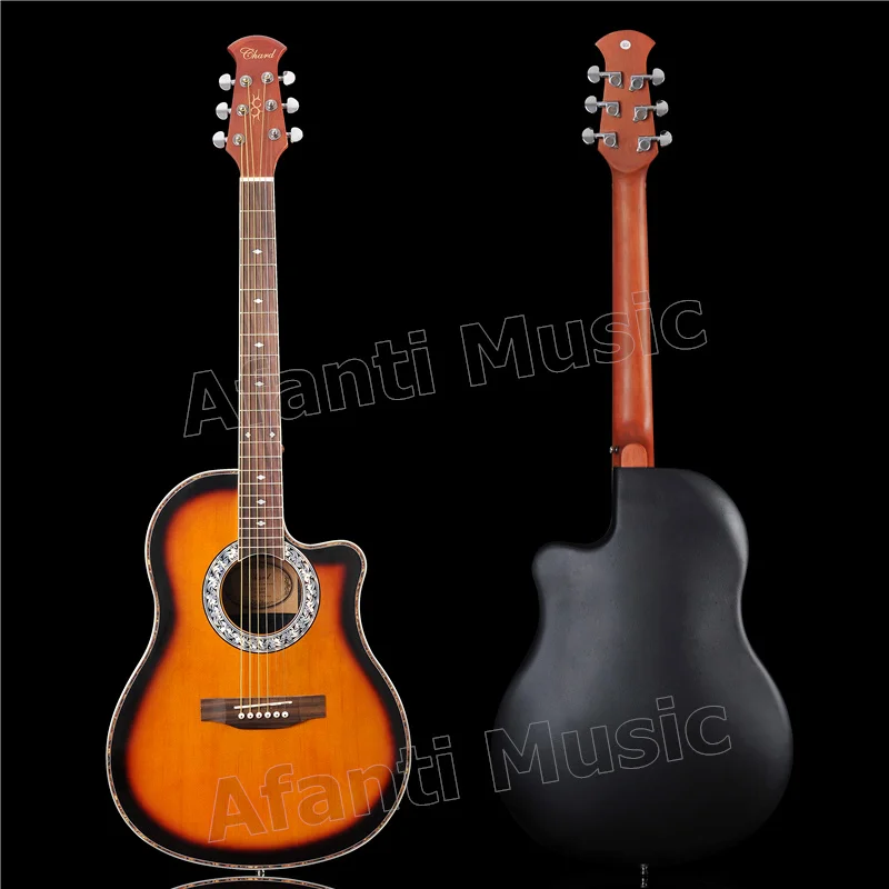 

HOT! Afanti Music Super Roundback/ Carbon Fiber Back & Side Acoustic guitar (ANT-151)