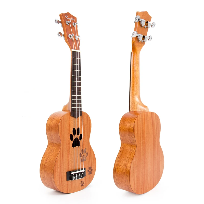 Kmise сопрано Гавайские гитары укулеле Набор для начинающих 21 дюймов Ukelele Uke 4 струны Гавайские гитары с Gig Bag тюнер струнные медиаторы Капо ремень