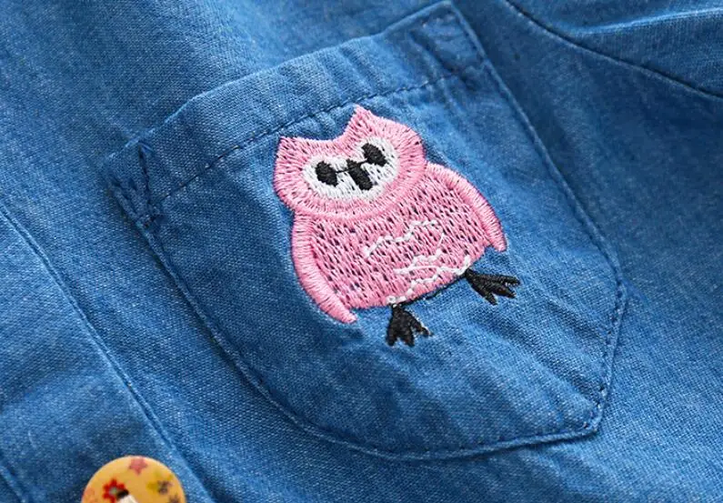 New 2018 Girl Denim dress Spring Autumn girls denim coat kids Clothes baby girl Jeans Jacket princess For 2-7T Outerwear | Детская