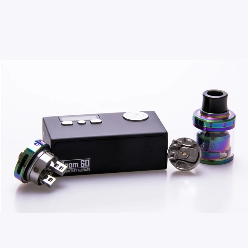 Augvape Zoom 60 электронная сигарета набор Вт 1300 мАч 0.05ohm коробка мод с 2 мл Merlin мини