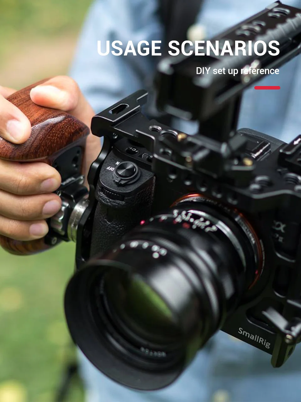 SmallRig a7r3 Камера реечная оснастка корзины для sony a7m3 для sony A7R III Камера/A7 III клетка Риг W/Топ Ручка Камера шаровой головкой 2103