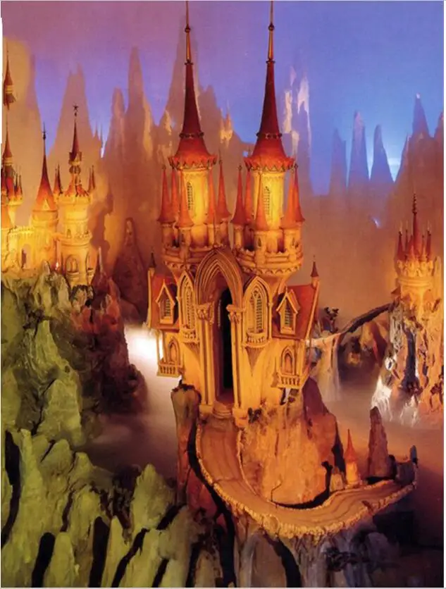 F 5D DIY алмазная живопись полная квадратная круглая Efteling park Алмазная вышивка крестиком Мозаика Стразы домашний декор WG597 - Цвет: F