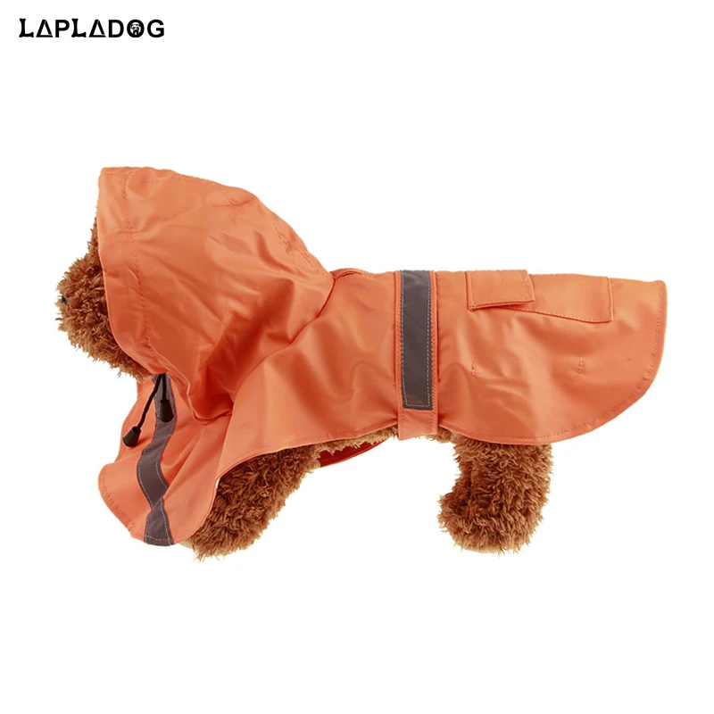 Водонепроницаемый дождевик для крупных собак модель 2018 года яркий Яркий
