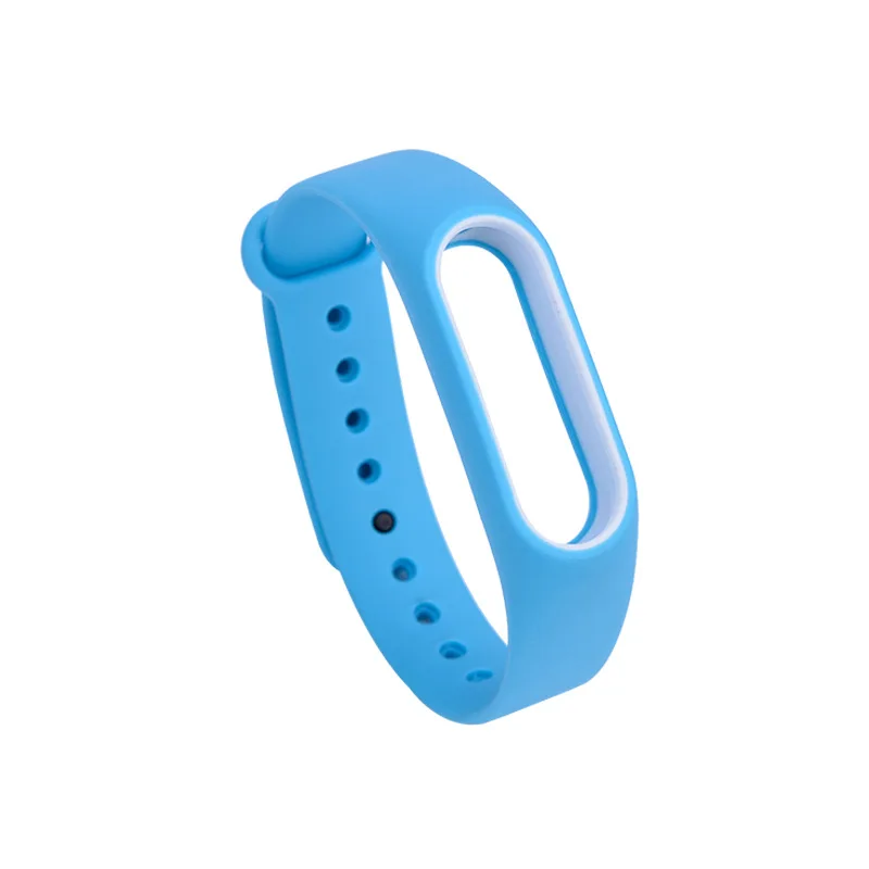 Двойной Цветной ремешок для mi Band 2 Pulseira Wirst ремешок сменный силиконовый ремешок для Xiao mi 2 умный Браслет