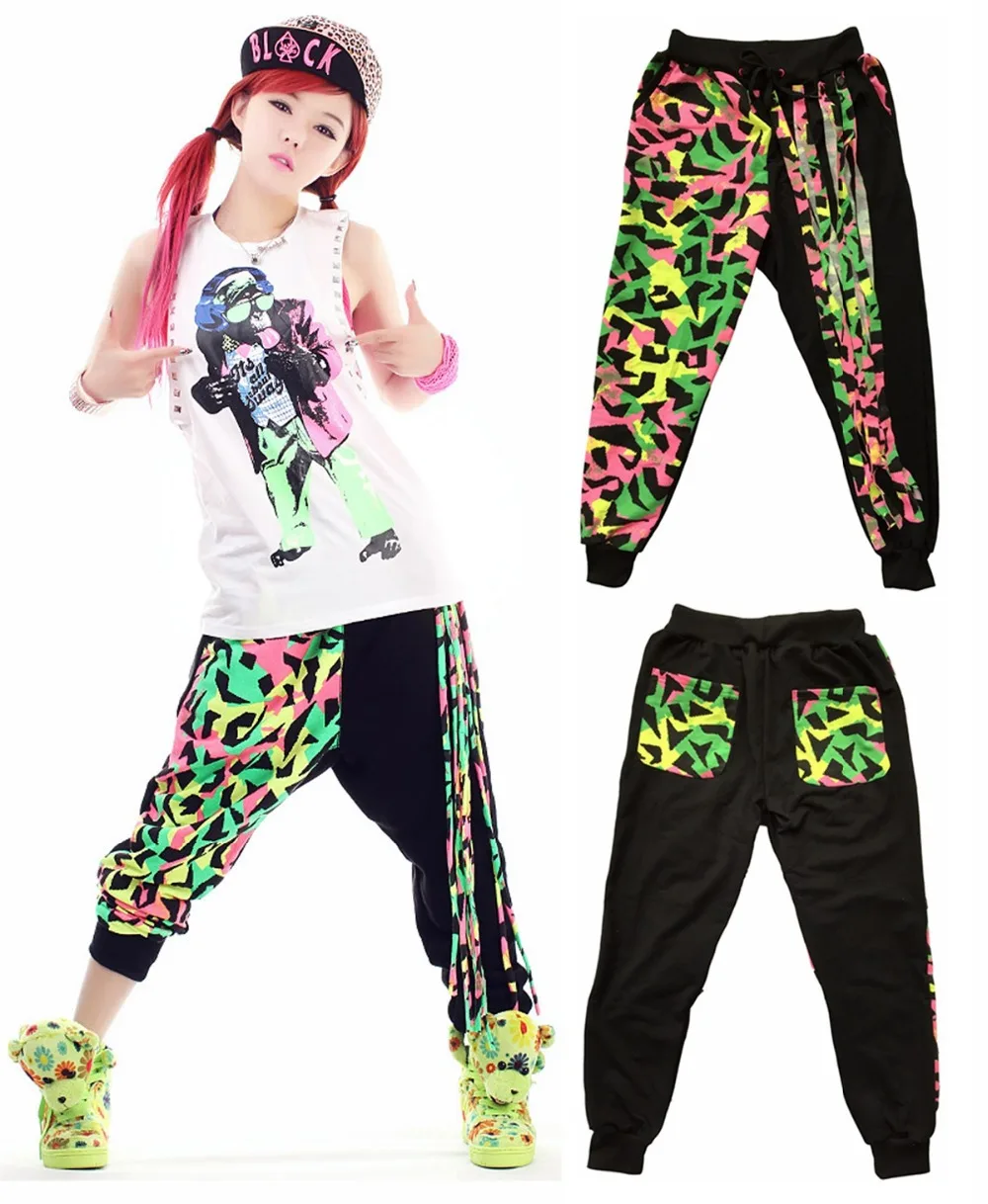 Новые модные брендовые шаровары в стиле хип-хоп танцевальные штаны с кисточками