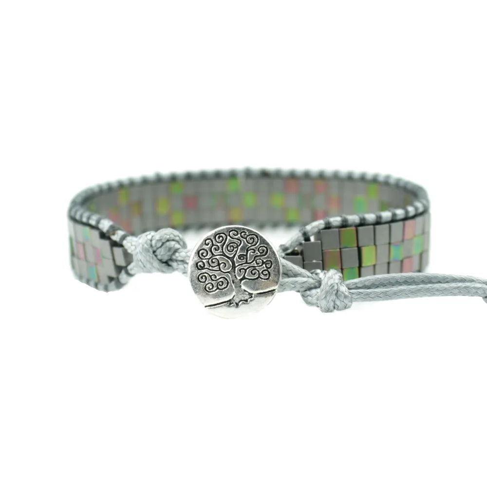 

Vintage Leather Bracelets New Dice Bead 1 Strand Wrap Bracelet Handmade Woven Boho Bead Bracelet Dropshipping