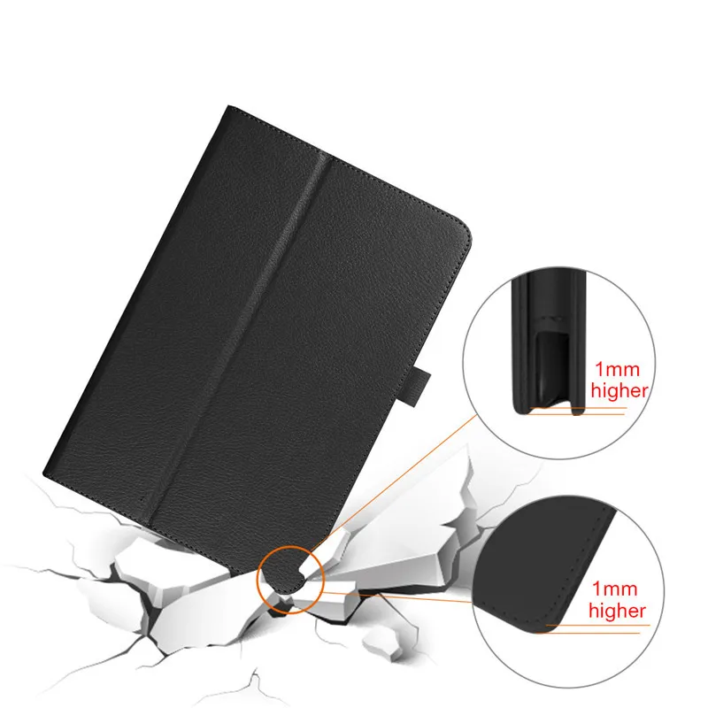 2018 Новый чехол книжка из искусственной кожи личи для Samsung Galaxy Tab S4 10 5 T830 T835 T837