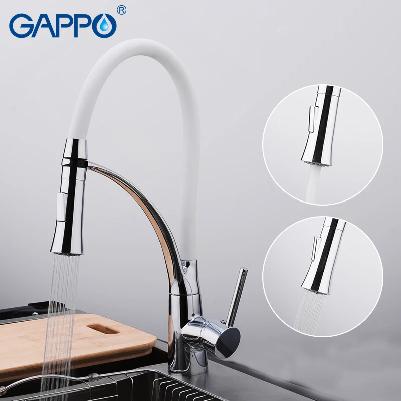 

Выдвижной кухонный кран GAPPO, кухонный смеситель с одной ручкой, 360 градусов, крепление на поверхность