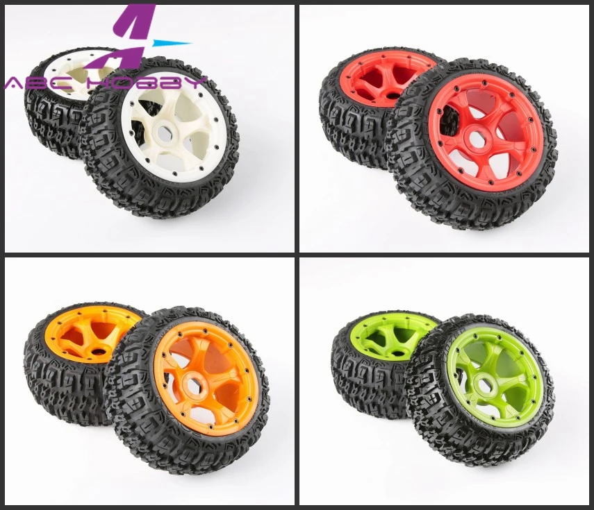 HPI RACING/KM 5B 5T 5SC LOSI TDBX FS гоночный mcd 1/5 Масштаб rc задний комплект шин с нейлоновым