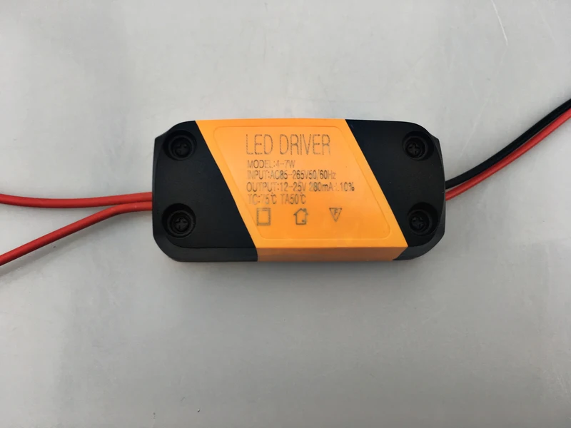 1W-36W LED Driver Adapter for lamp new Bare Board Transformer Power Supply Input 300mA AC-DC Dimmable/Non 85-265V | Лампы и освещение