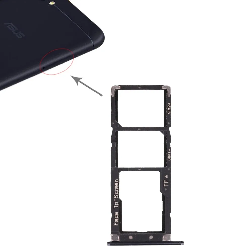 IPartsBuy 2 лотка для sim карты + микро лоток карт SD Asus Zenfone 4 Max ZC554KL|Адаптеры SIM карт| |