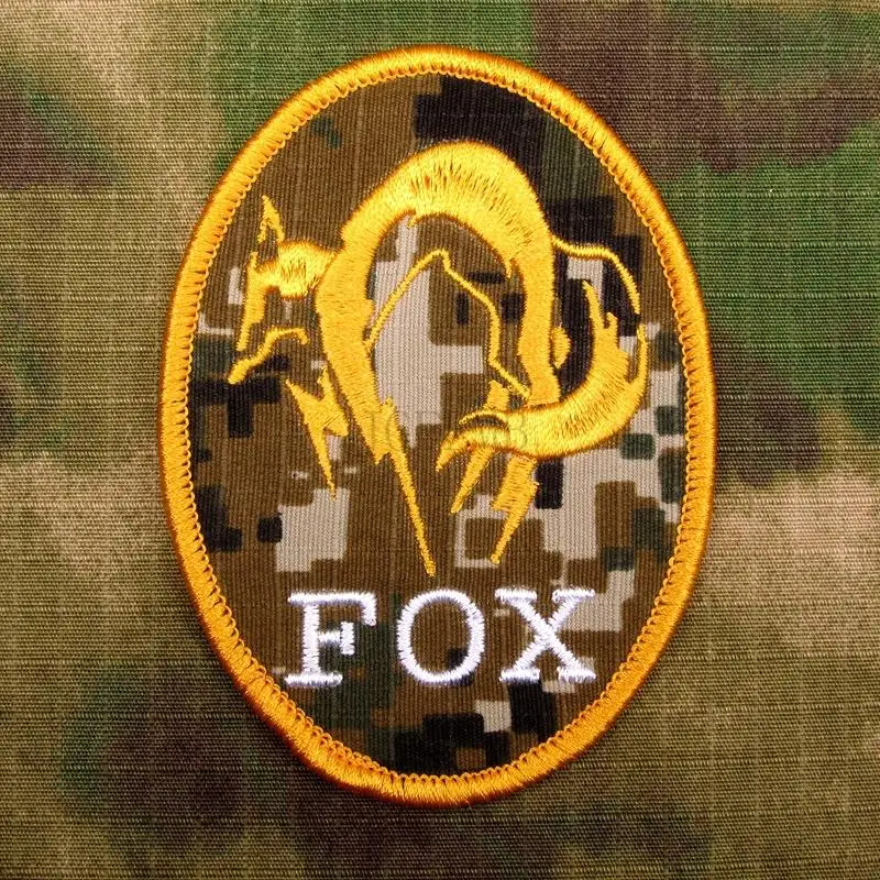 DigitalWoodland MGS FOX HOUND Special Force Group Ghost вышитый патч B3259 | Дом и сад