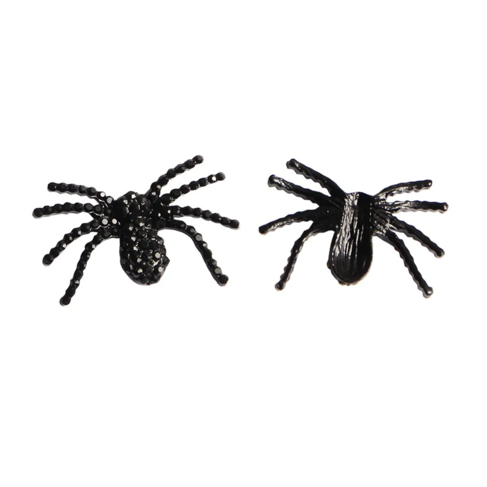 30*20 мм плоские стразы пуговица Паук для Хэллоуина 10 шт.|spider buttons|buttons buttonsflatback rhinestone