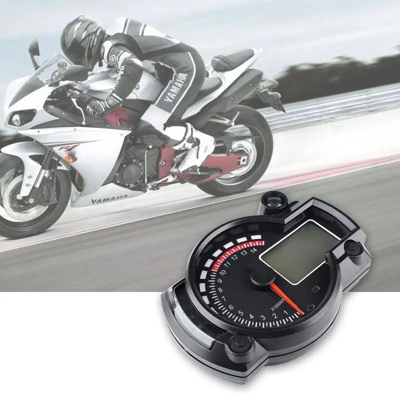 7-Color LED Motorcycle RX2N ATV LCD Digital Speedometer Tachometer Meter 15000rpm | Автомобили и мотоциклы