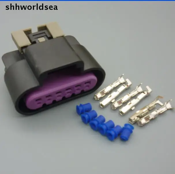 

shhworldsea 5sets 6 Pin auto throttle position Auto sensor plug Car waterproof electrical connector socket for Toyota FOR VW
