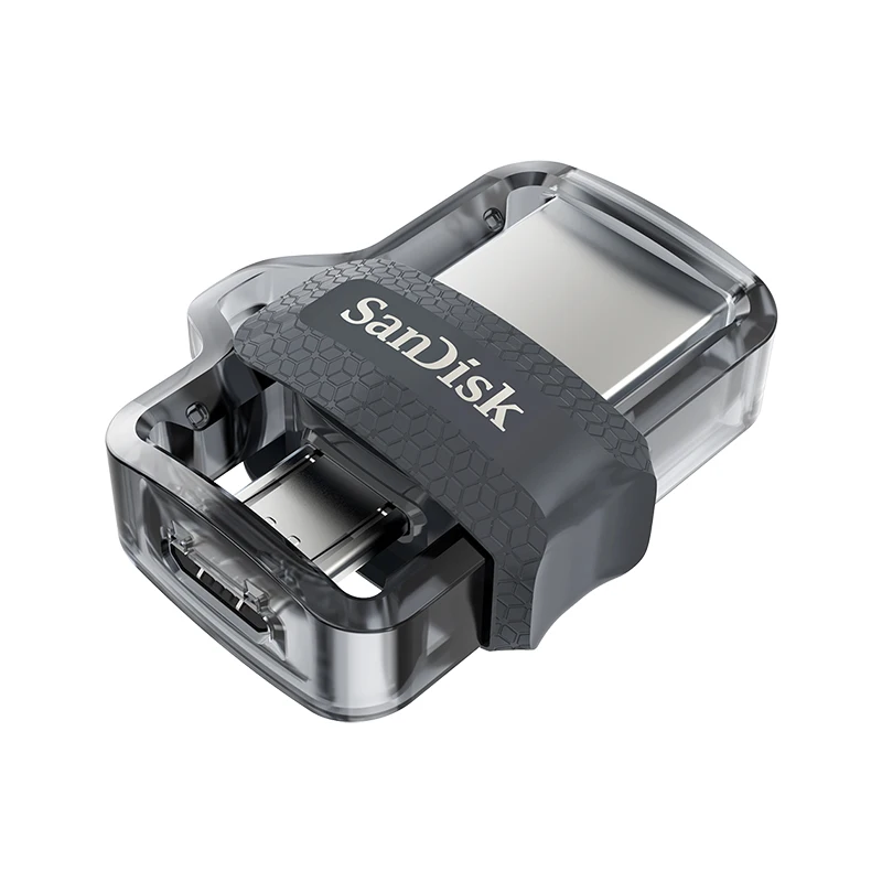 Двойной Флеш накопитель SanDisk USB флэш Ultra Dual 3 0 с эффектом приближения c зарядкой micro