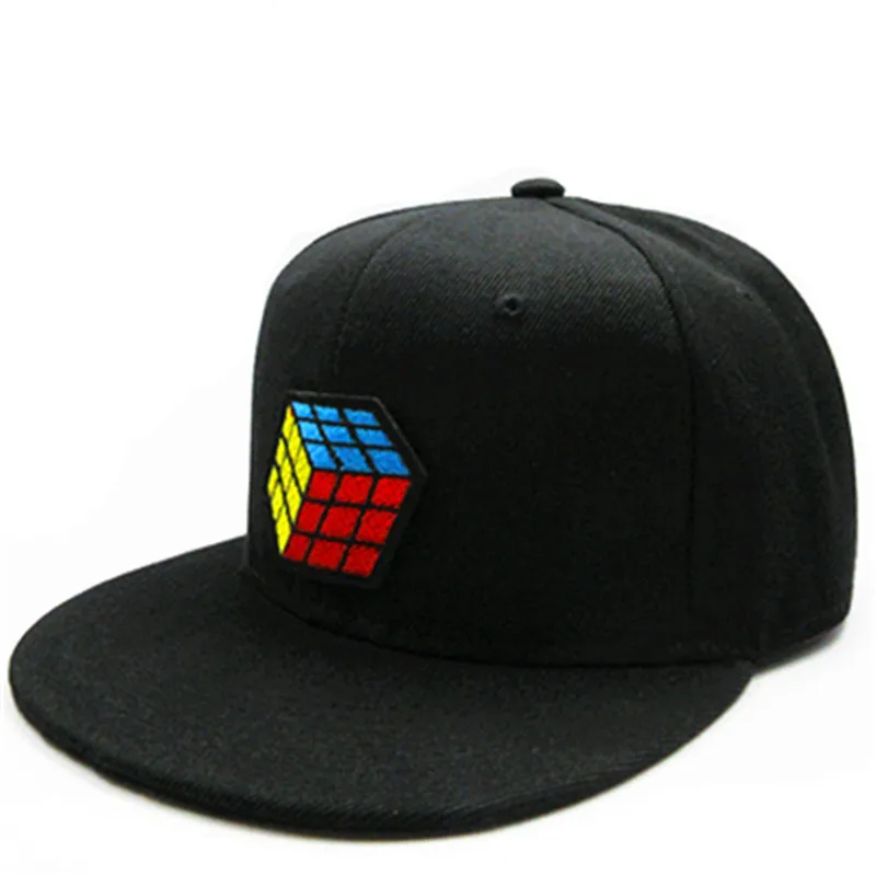 2019 хлопковая бейсболка с вышивкой Cube Кепка в стиле хип хоп регулируемые Снэпбэк