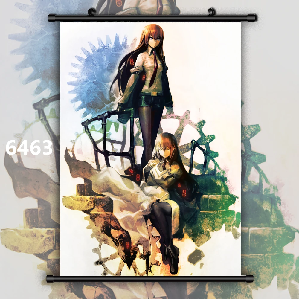 6463 Steins Gate макисэ курису Кристина Сиина Mayuri Аниме Манга настенный плакат в рулоне в - Цвет: 6463