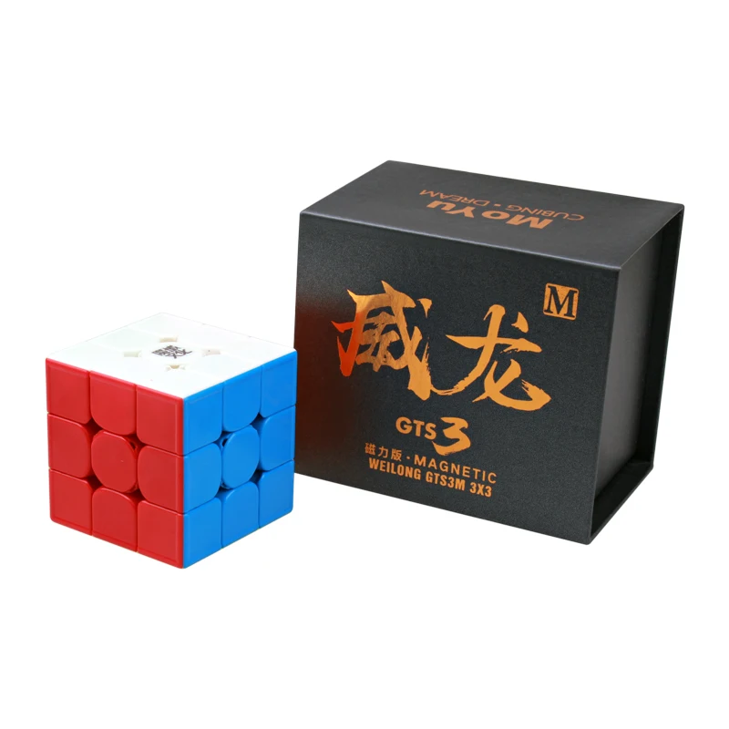 Moyu Weilong GTS 3 M V2 3x3x3 Магнитный магический скоростной кубик Stickerless профессиональные