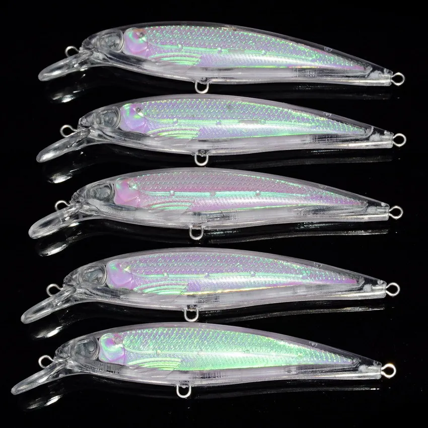 

50pcs Blank Hard Fishing Lures Crankbait 110mm 11.7g Unpainted bodies Lure Plug Shad Minnow