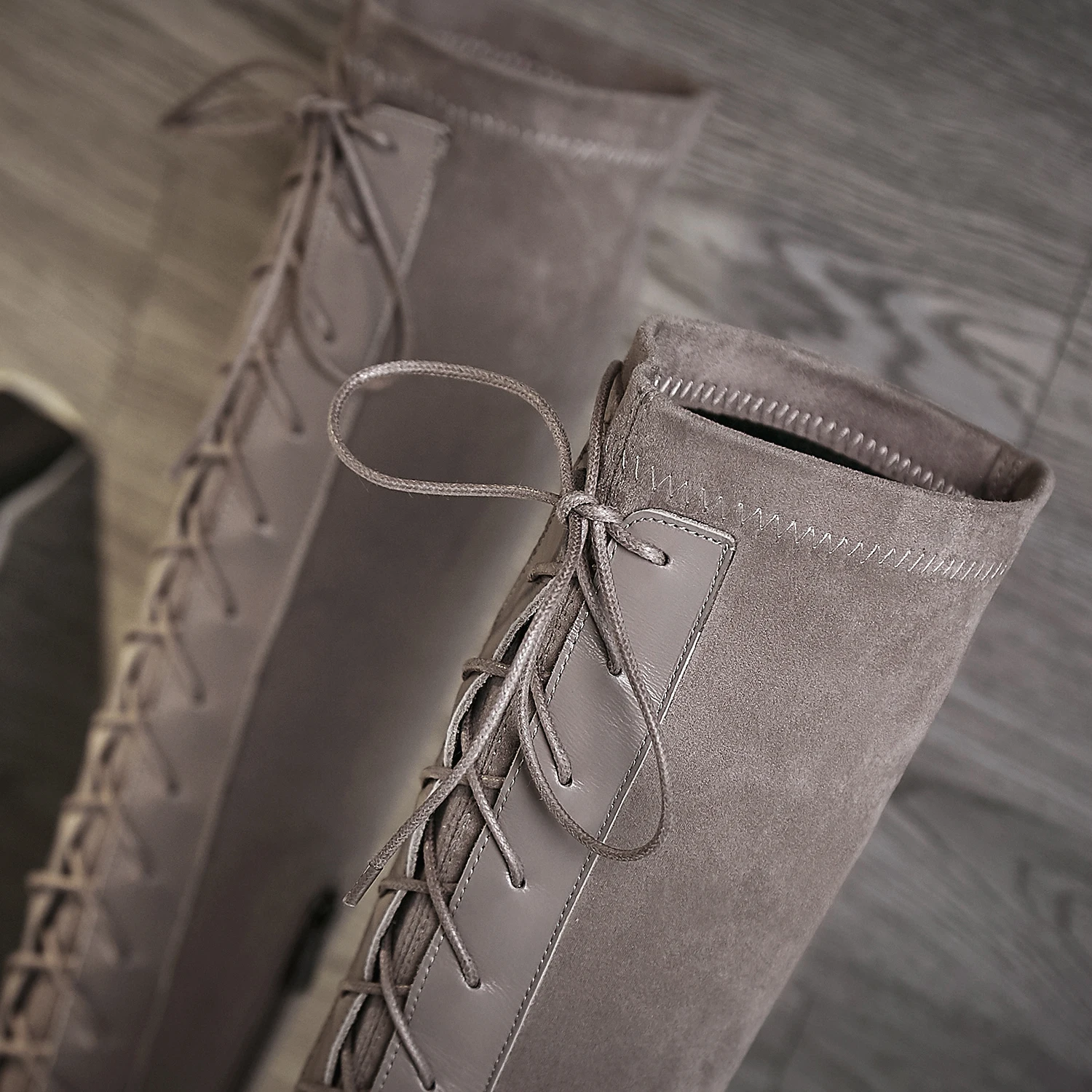 

TXCNMB Black Knee High Boots Genuine Leather Women Boots Autumn Winter 2020 round Toe Brand Shoes Woman
