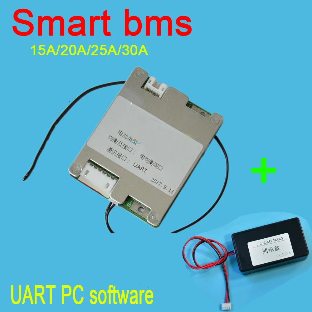 Умная Защитная плата BMS 3S 15A 20A 25A 30A литий-ионная литиевая батарея баланс +