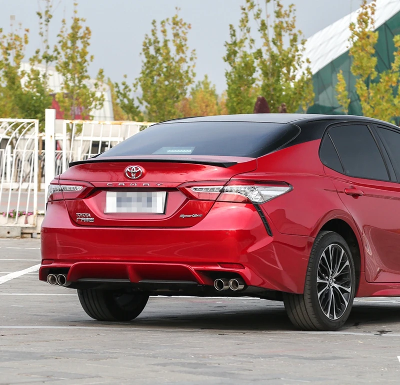 Автомобильные аксессуары для Toyota Camry, автомобильный Стайлинг, внешний, высокое качество, АБС пластик, неокрашенный, грунтовка, заднее крыло, спойлер, крышка