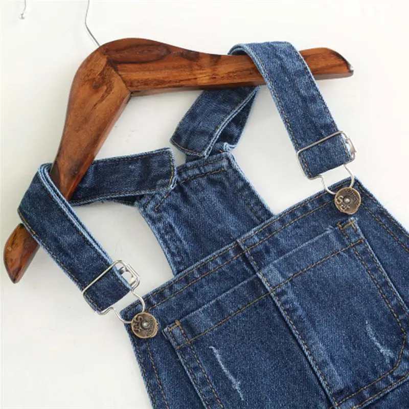 Fashion Summer Clothes Toddler Kids baby girl clothes Outfit Jeans Suspender Dress Denim Overalls dress for | Детская одежда и