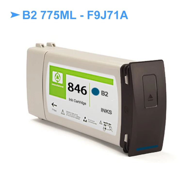 

[Third Party Brand] 775ML For HP 846 846B Replacement Ink Cartridge For HP PageWide XL 8000 Blueprinter (3Color Available)