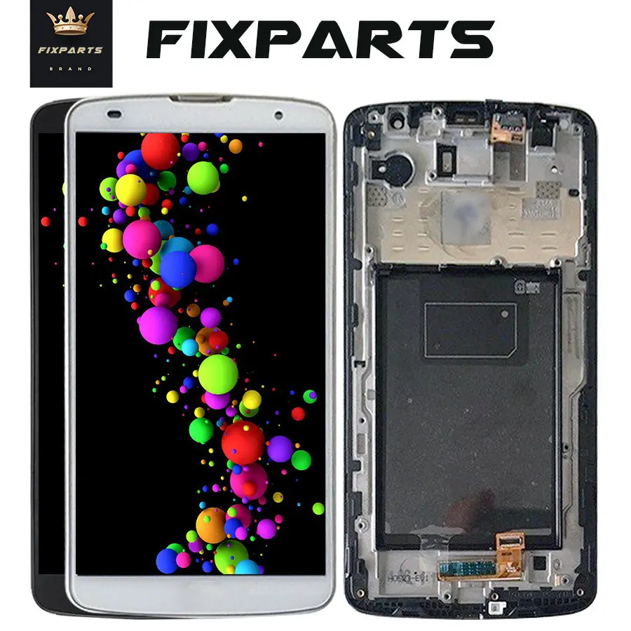 

Black For 5.9" LG Optimus G Pro 2 F350 LCD Display Touch Screen Digitizer Assembly With Frame For LG D837 D838 Screen + Tools