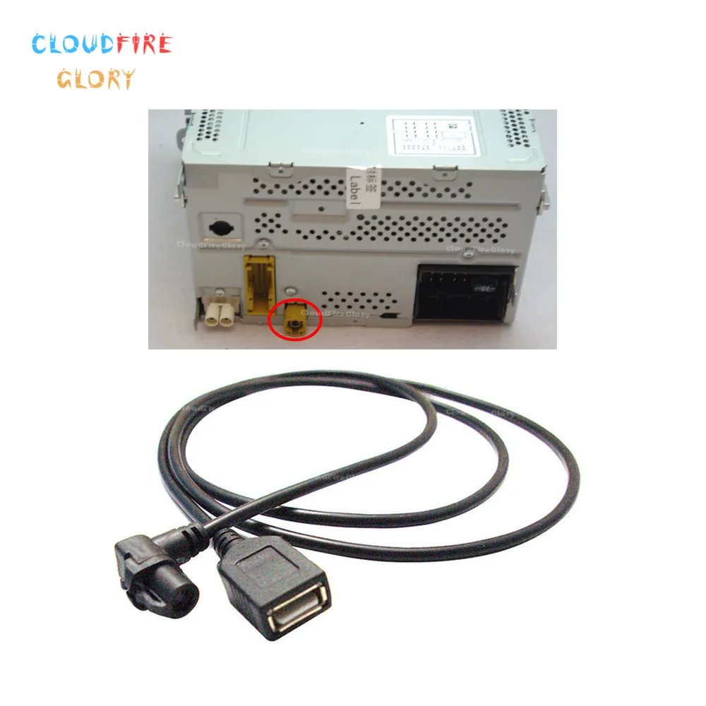CloudFireGlory RCD510 3AD035190 Rcd510 USB Кабель-адаптер с USB-интерфейсом для VW Polo Jetta Passat Tiguan |