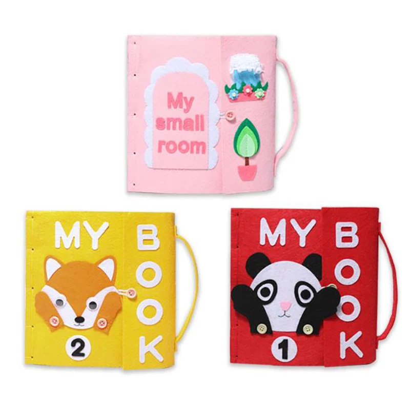 

Soft Books Infant Early Cognitive Development My Book Baby Goodnight Educational Unfolding Cloth Book Activity Book