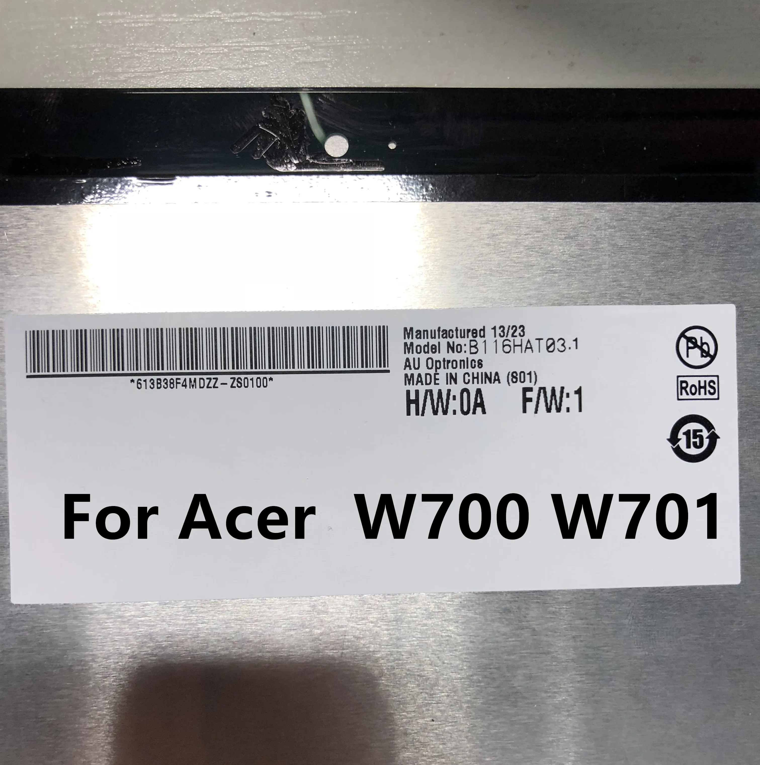 Для acer Iconia Tab W700 W701 сенсорный экран панель дигитайзер стекло+ ЖК-дисплей монитор в сборе