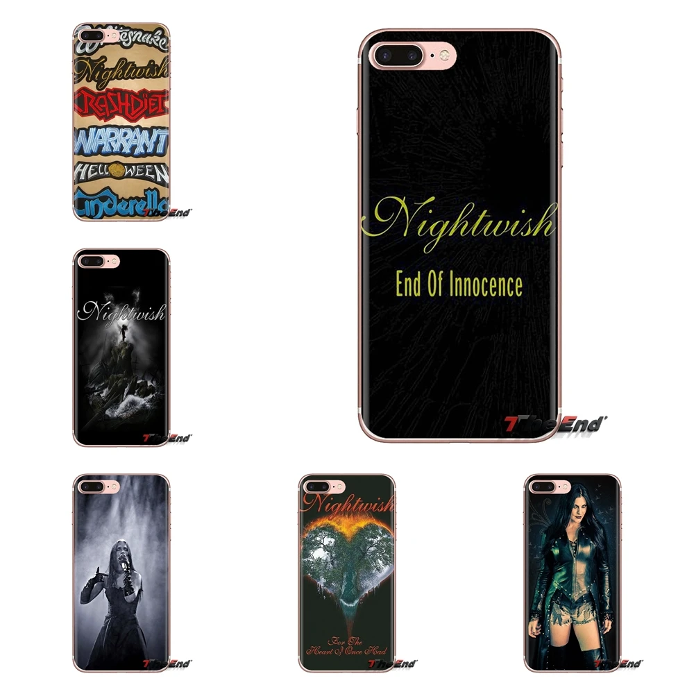 Прозрачные мягкие чехлы металлический музыкальный ремешок Nightwish Theater для iPod Touch